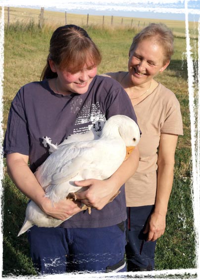 Familie Ohmann - Inhaberinnen des Landgeflügelhof Ohmann